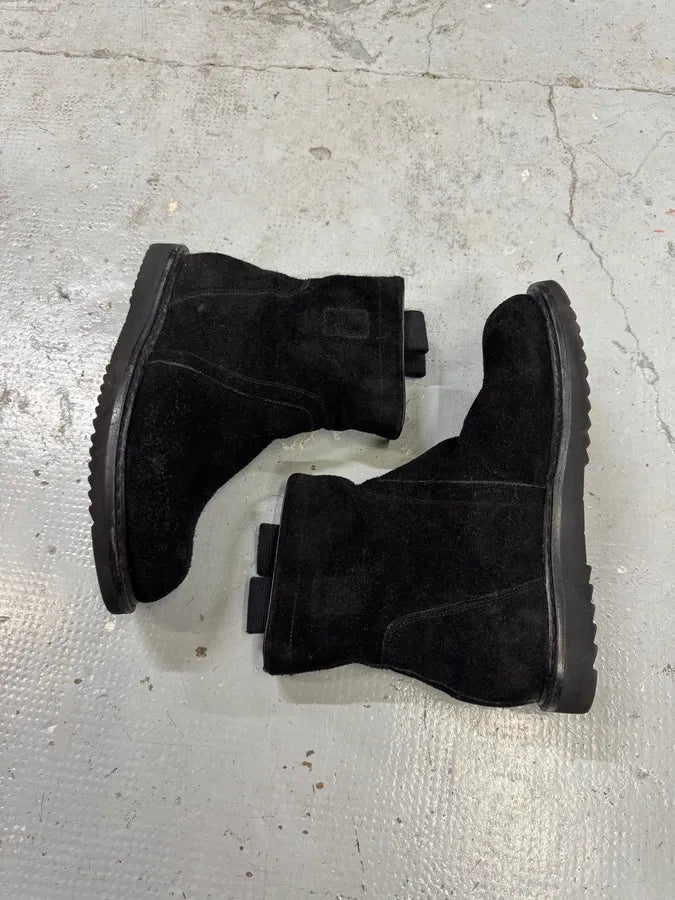 AW2012 Rick Owens Black Creeper Suede Leather Boots xnJhgjY 7