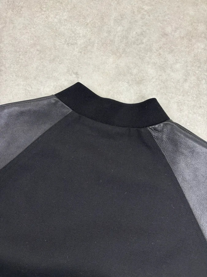AW2012 Saint Laurent Hybrid Leather Bomber Jacket By Hedi Slimane  pIvXyeg 5