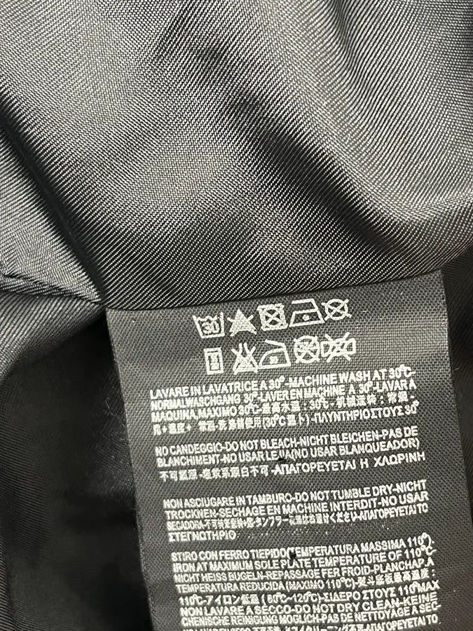 AW2012 Saint Laurent Leopard Black Wool Teddy Bomber Jacket VQUOoch 10