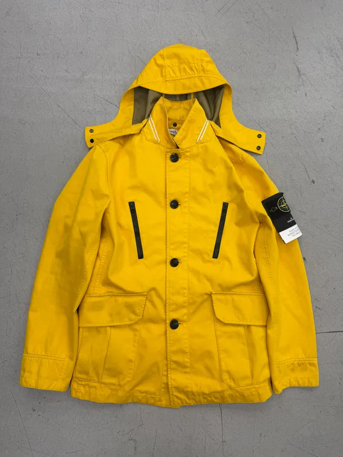 AW2012 Stone Island Yellow Raso-R Windbreaker Jacket DORYyOQ 0