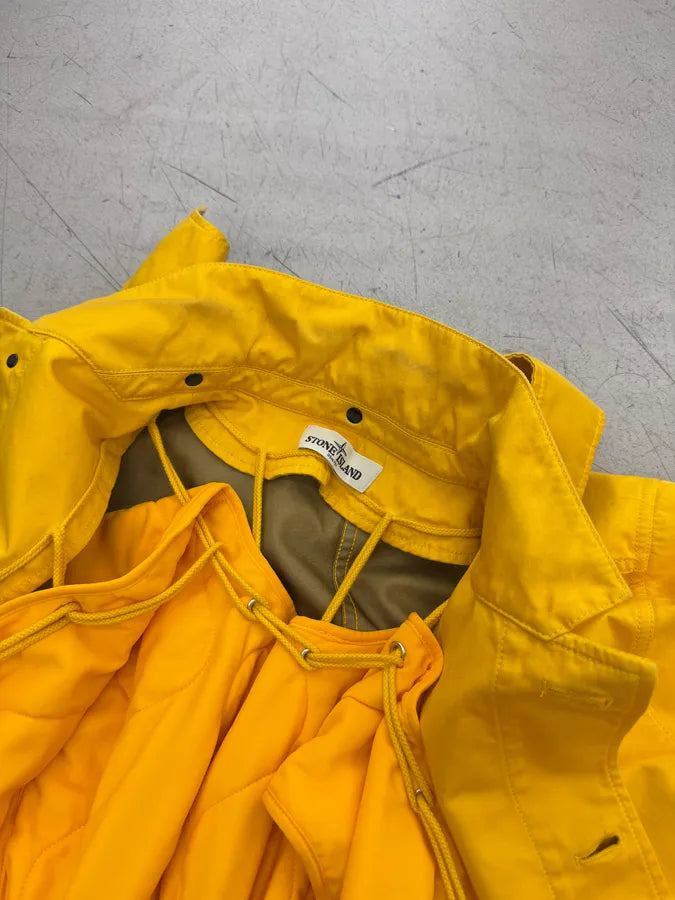 AW2012 Stone Island Yellow Raso-R Windbreaker Jacket DORYyOQ 10