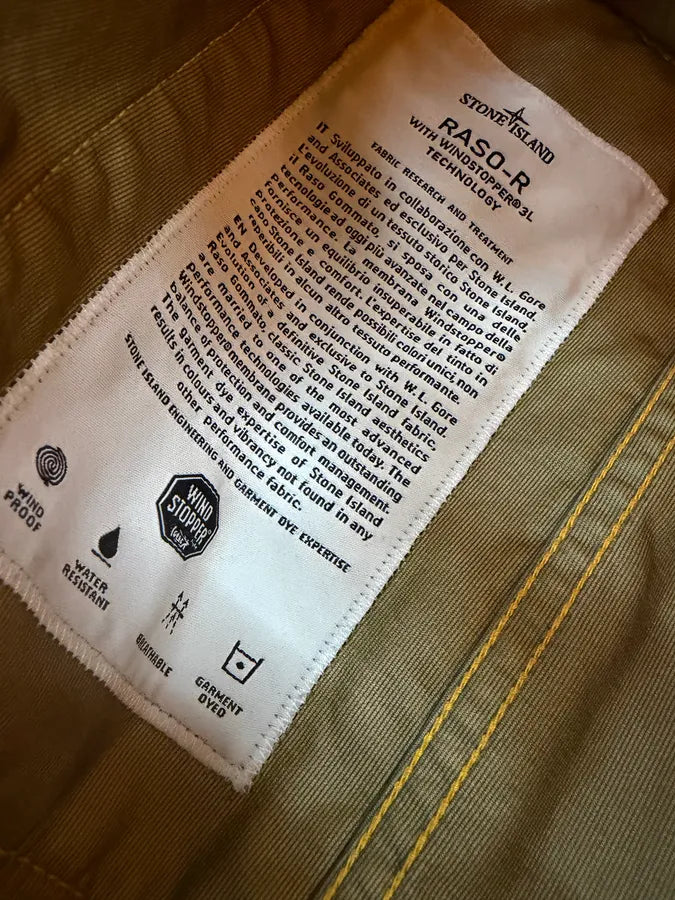 AW2012 Stone Island Yellow Raso-R Windbreaker Jacket DORYyOQ 12