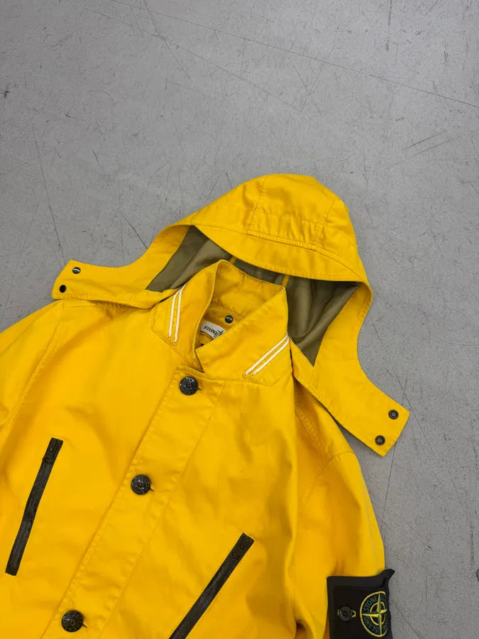 AW2012 Stone Island Yellow Raso-R Windbreaker Jacket DORYyOQ 2