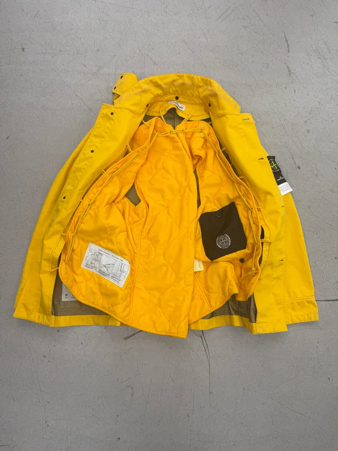 AW2012 Stone Island Yellow Raso-R Windbreaker Jacket DORYyOQ 3