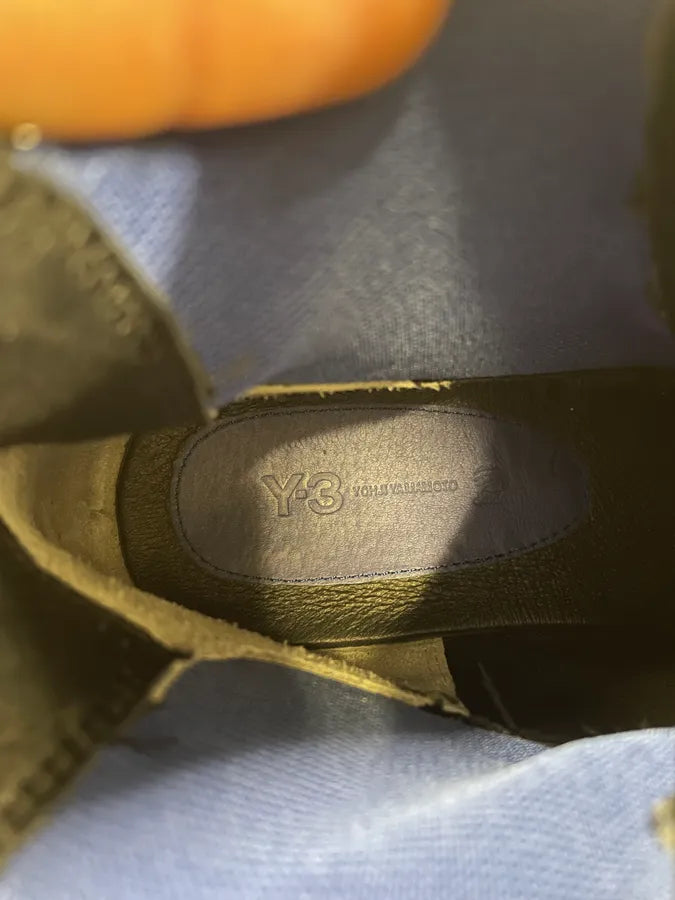 AW2012 Yohji Yamamoto Black Hybrid Chelsea Leather Boots (42.5eu/us9) WqkEXVa 10