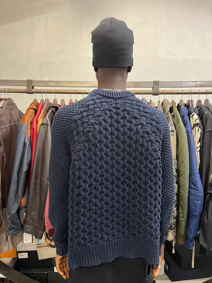 AW2013 Acne Studios Ruth Air Navy Wool Sweater SnJyZJJ 2