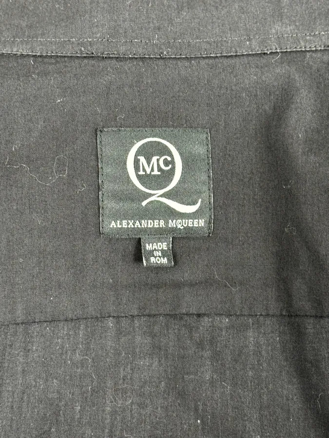 AW2013 Alexander McQueen Black & White Contemporary Shirt BQMtARP 10