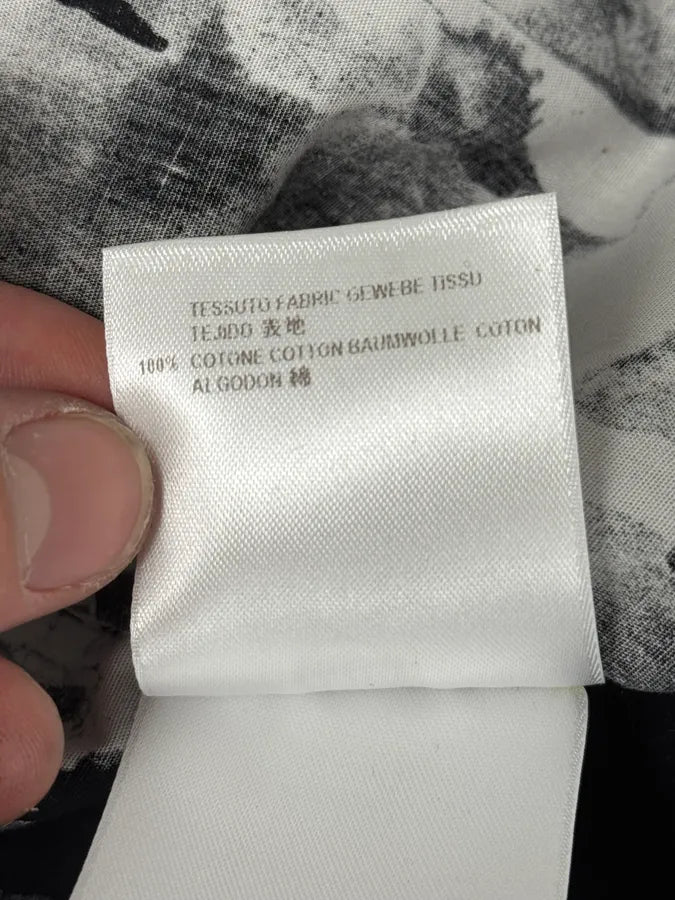 AW2013 Alexander McQueen Black & White Contemporary Shirt BQMtARP 12