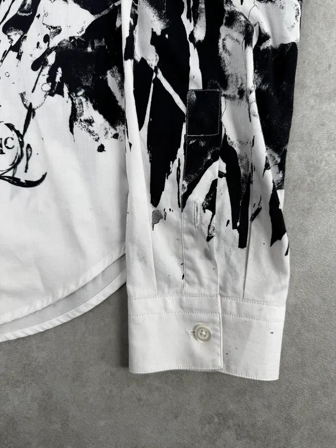 AW2013 Alexander McQueen Black & White Contemporary Shirt BQMtARP 8