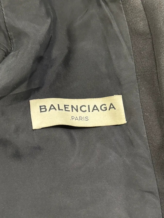 AW2013 Balenciaga Black & White Contemporary Abstract Aviator Jacket DWWUQUJ 7
