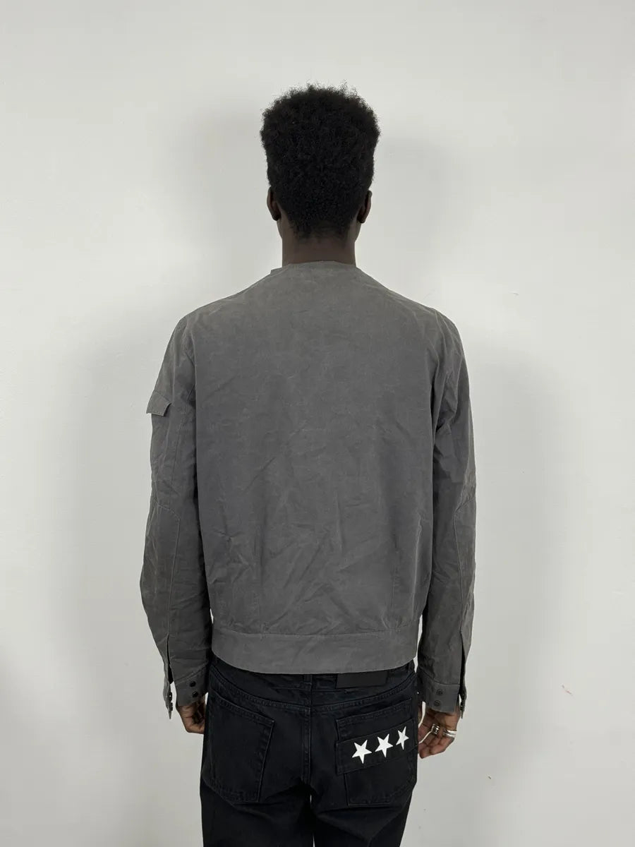 AW2013 Balenciaga Grey Raw Bomber Jacket gERMGCT 2