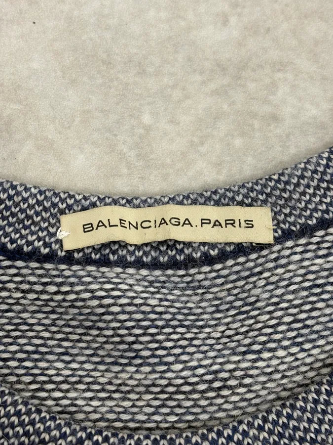 AW2013 Balenciaga Grey & Navy Sweater tyVfeSR 7