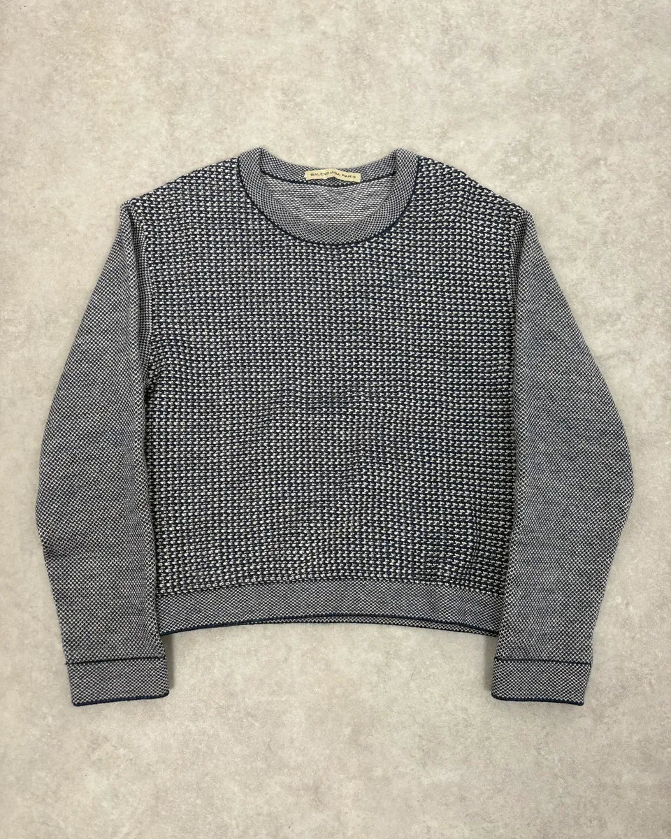 AW2013 Balenciaga Grey & Navy Sweater tyVfeSR 0