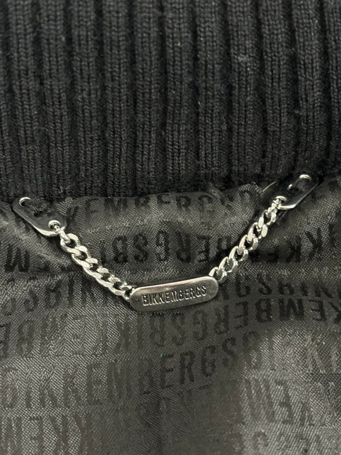 AW2008 Dirk Bikkembergs Black Premium Mafia Leather Jacket YueAllw 9