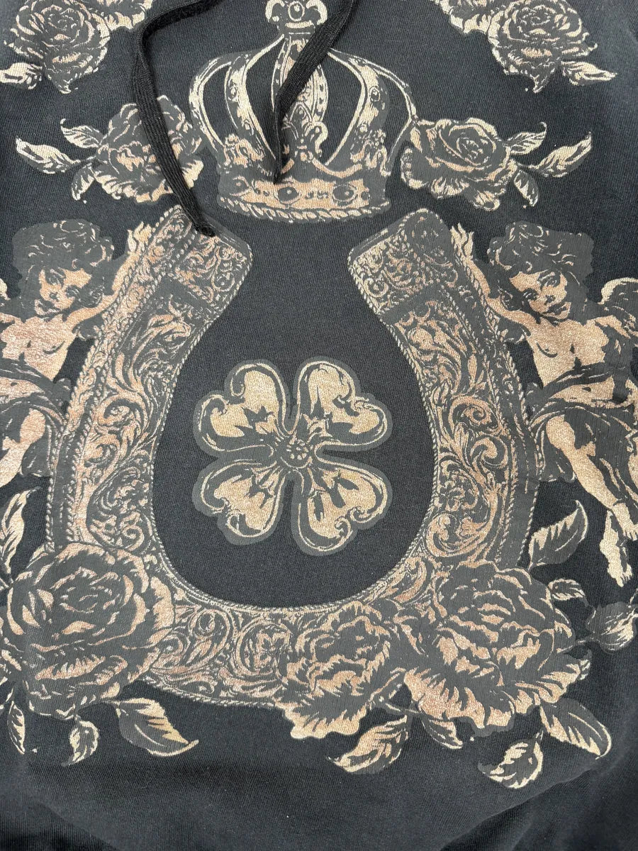 AW2013 Dolce & Gabbana Black Marie Royal Hoodie lhznkrU 10