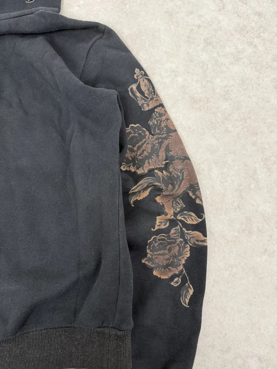 AW2013 Dolce & Gabbana Black Marie Royal Hoodie lhznkrU 12