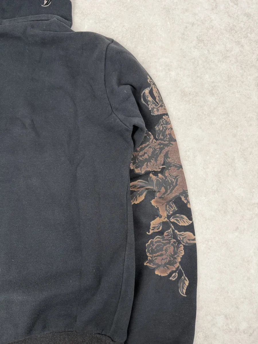 AW2013 Dolce & Gabbana Black Marie Royal Hoodie lhznkrU 6