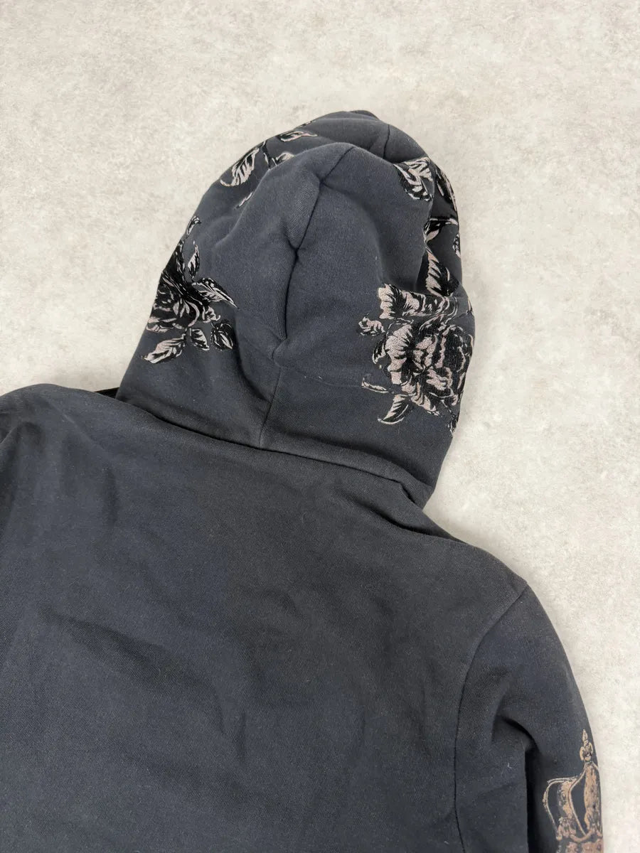 AW2013 Dolce & Gabbana Black Marie Royal Hoodie lhznkrU 7