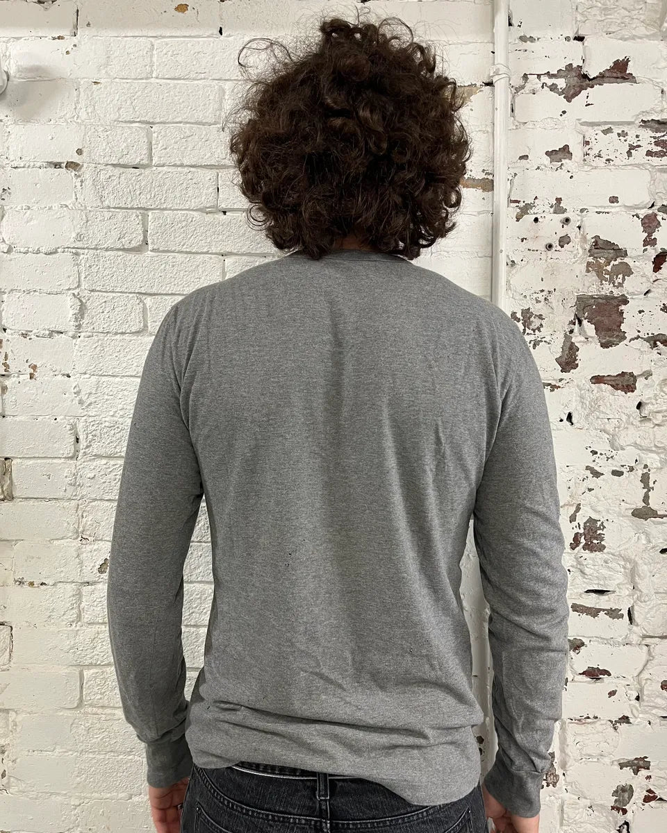 AW2013 Dolce & Gabbana Grey Distressed Religious Icon Longsleeve aoLHfPs 2