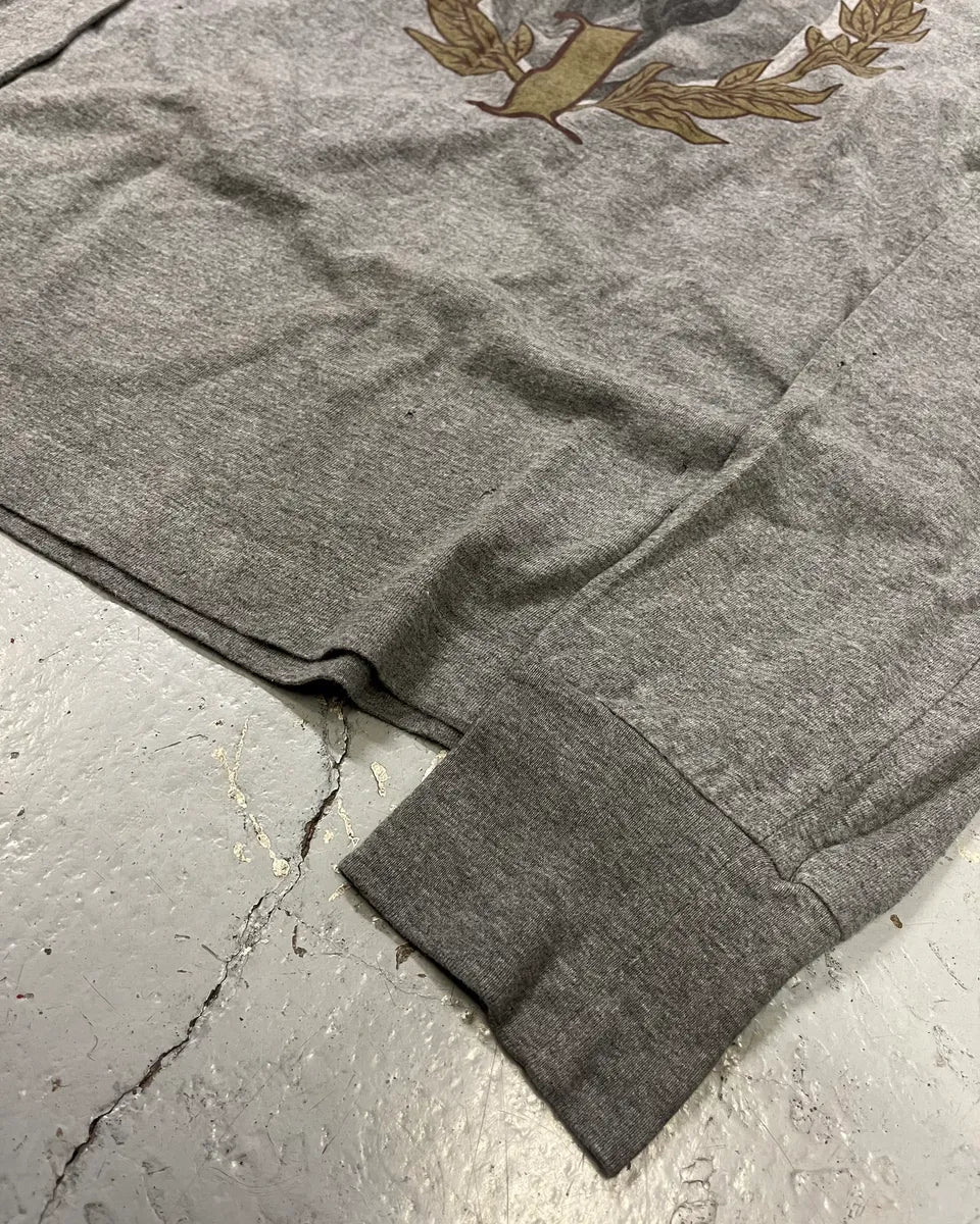 AW2013 Dolce & Gabbana Grey Distressed Religious Icon Longsleeve aoLHfPs 5