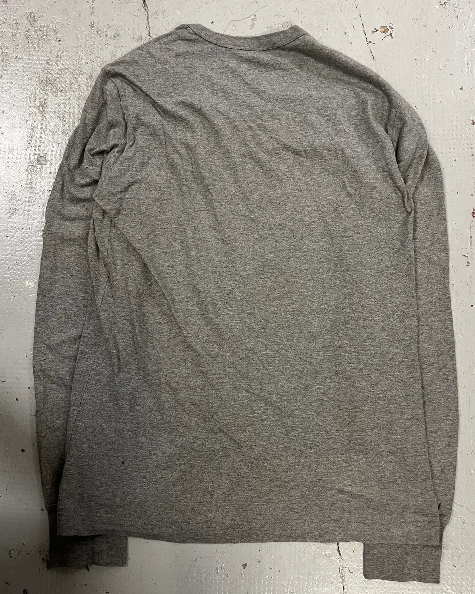 AW2013 Dolce & Gabbana Grey Distressed Religious Icon Longsleeve aoLHfPs 7