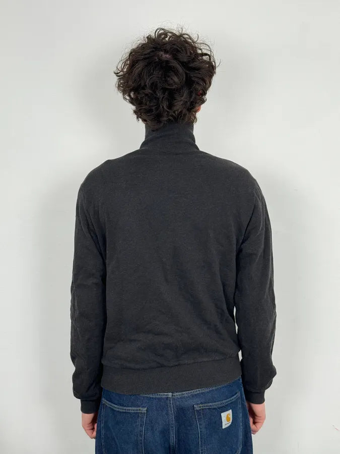 AW2013 Dolce & Gabbana Grey Famiglia Zip-Up Jacket BjGXWWb 2