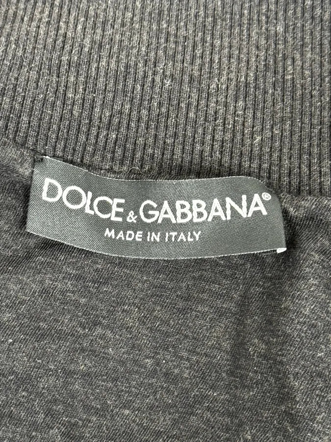AW2013 Dolce & Gabbana Grey Famiglia Zip-Up Jacket BjGXWWb 8