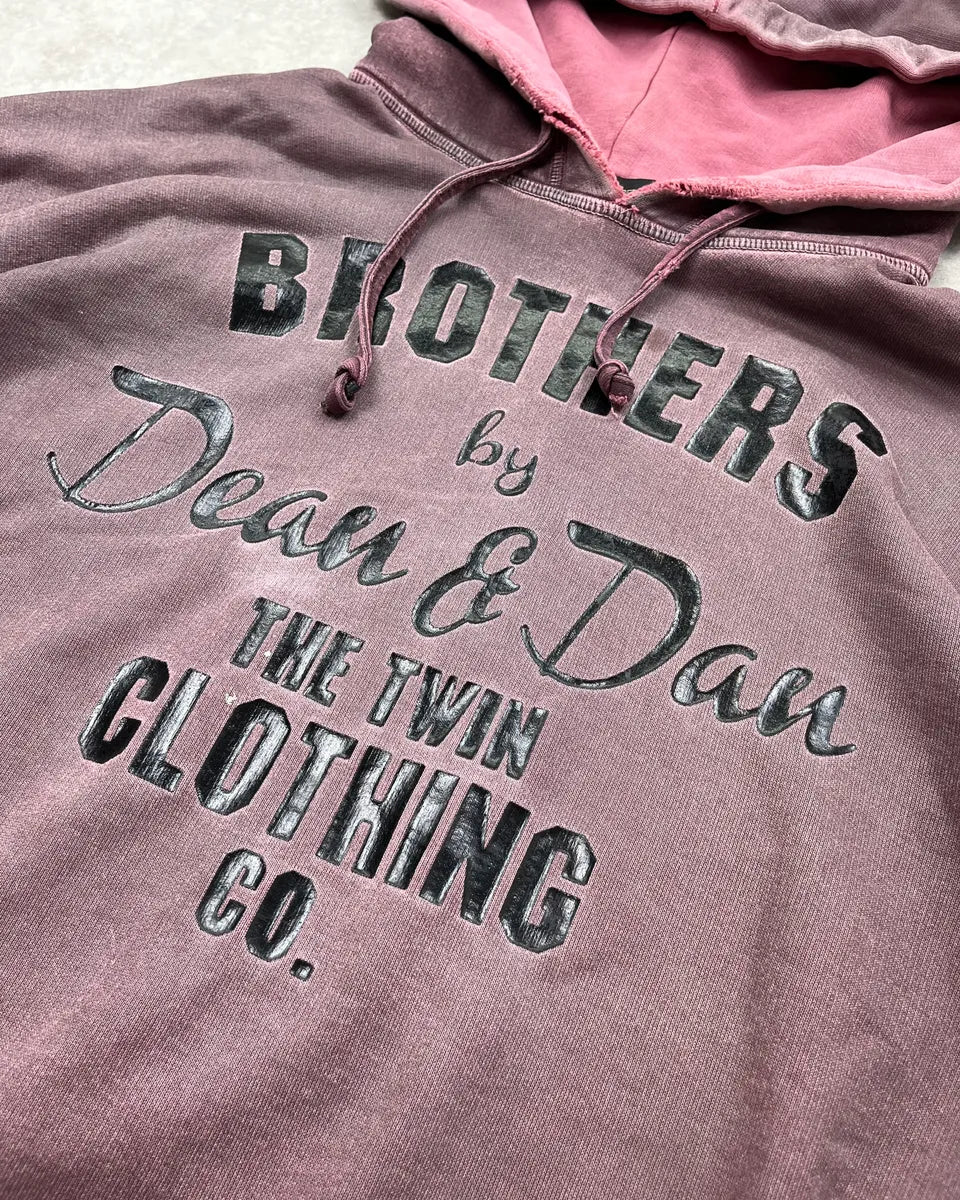 AW2013 Dsquared2 Faded Purple Brothers Hoodie  FpGZTxS 5