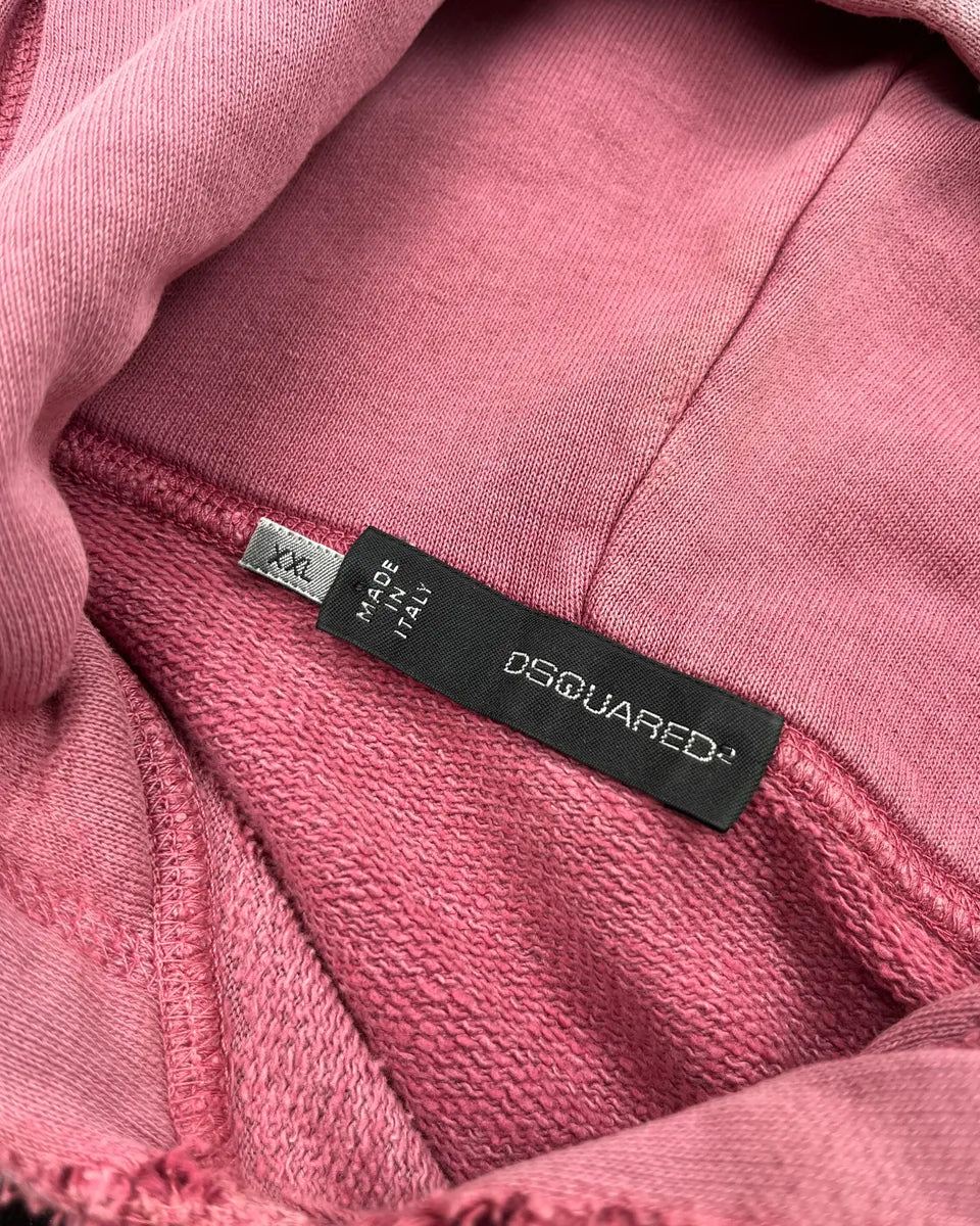 AW2013 Dsquared2 Faded Purple Brothers Hoodie  FpGZTxS 9