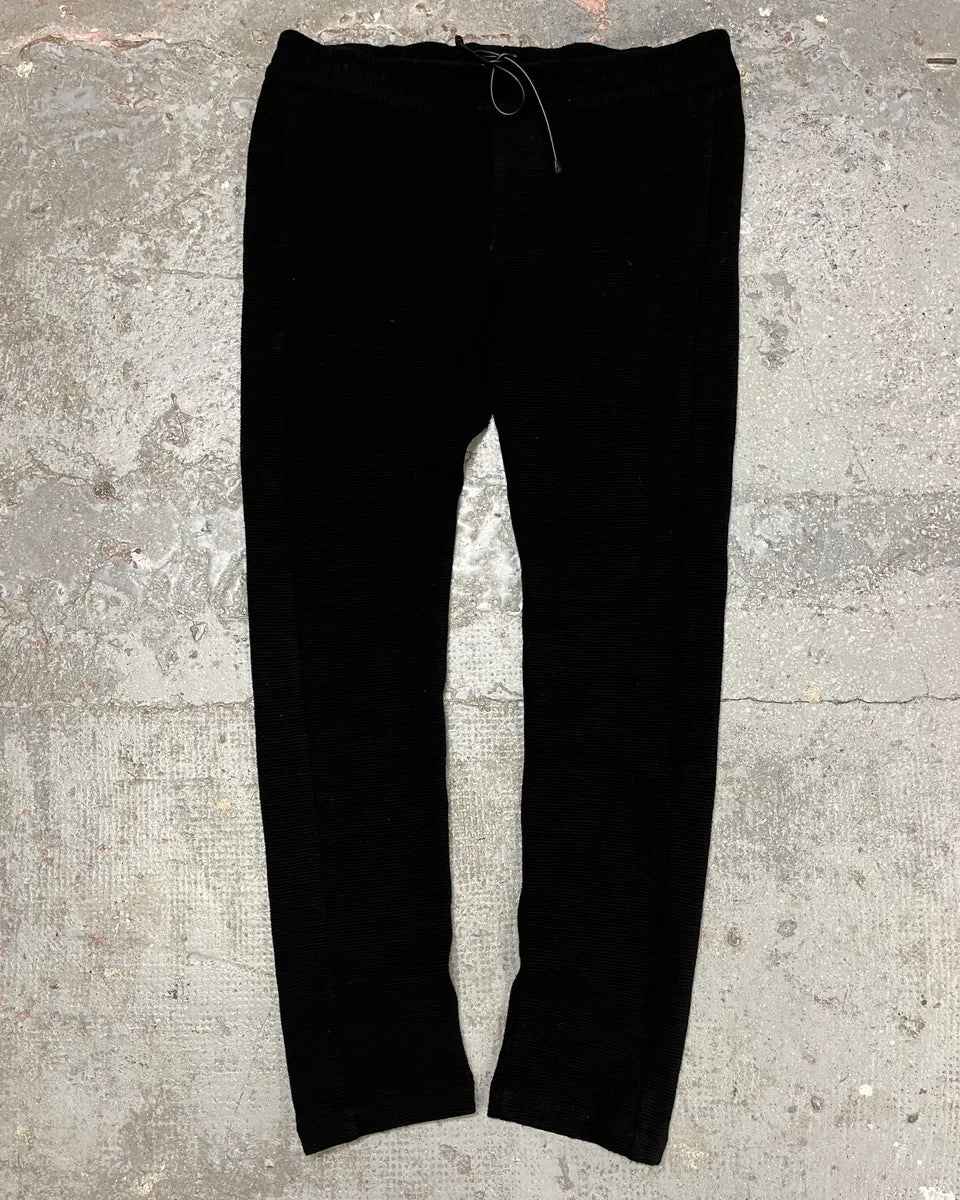AW2013 Emporio Armani Black Wool Long Cozy Pants (M/L) FnPrSoL 2