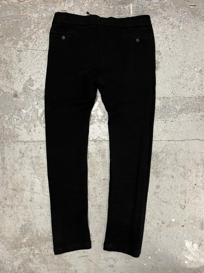 AW2013 Emporio Armani Black Wool Long Cozy Pants (M/L) FnPrSoL 4