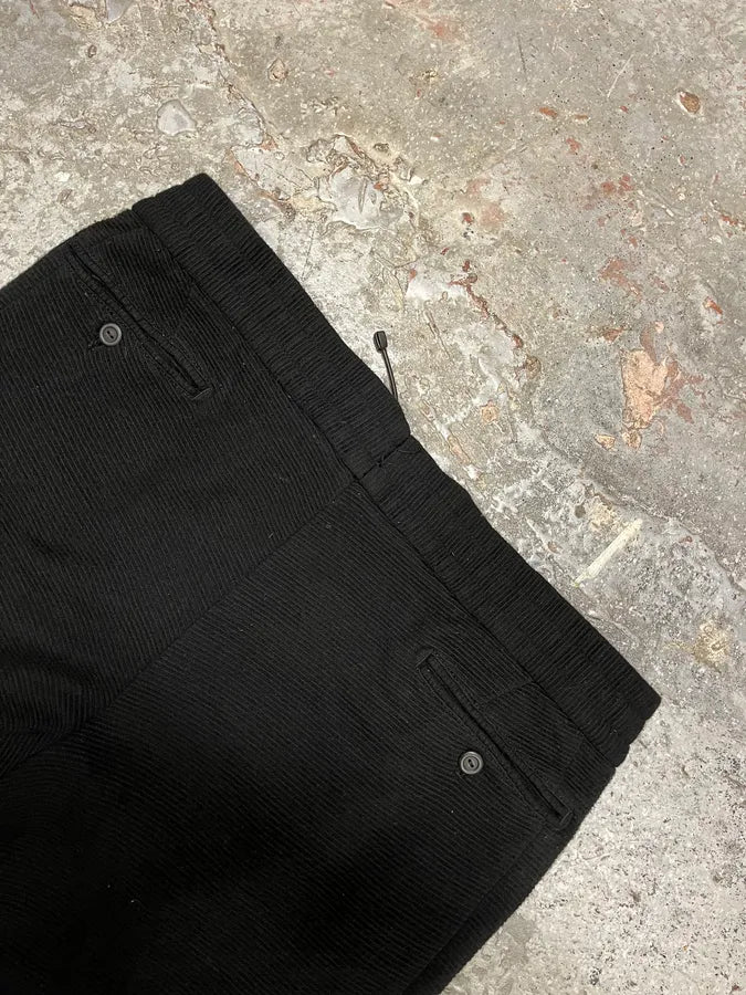 AW2013 Emporio Armani Black Wool Long Cozy Pants (M/L) FnPrSoL 6