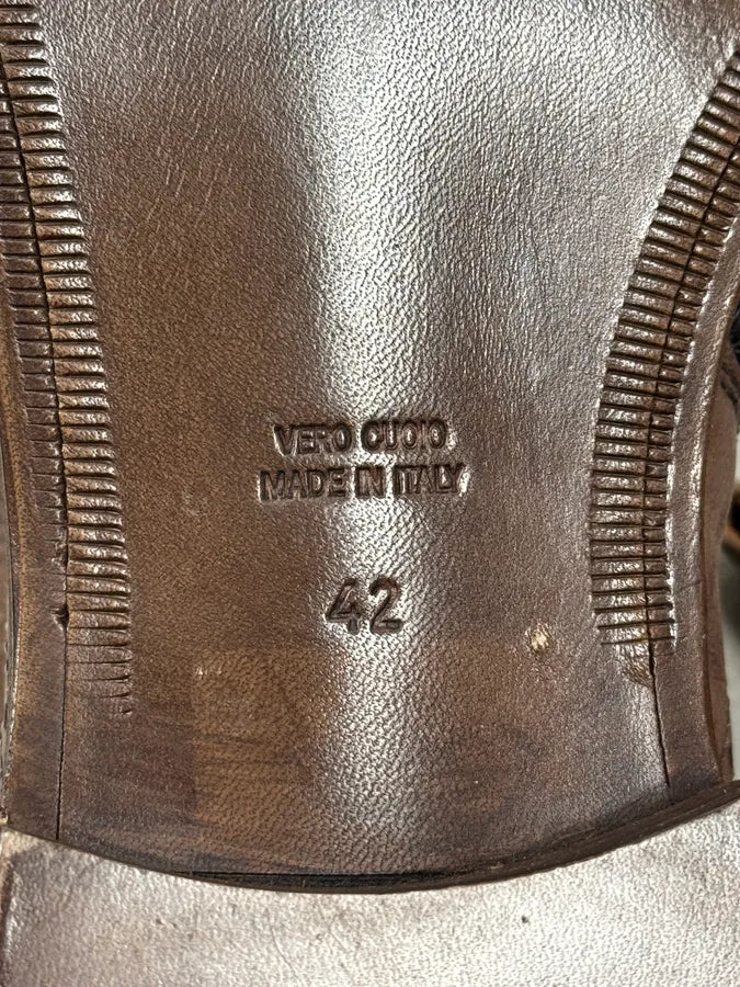 AW2013 Emporio Armani Brown Leather Boots lqcbHaq 6