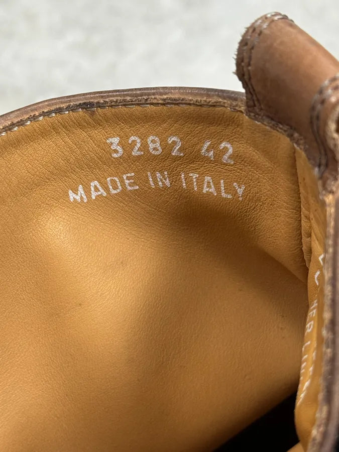 AW2013 Emporio Armani Brown Leather Boots lqcbHaq 8