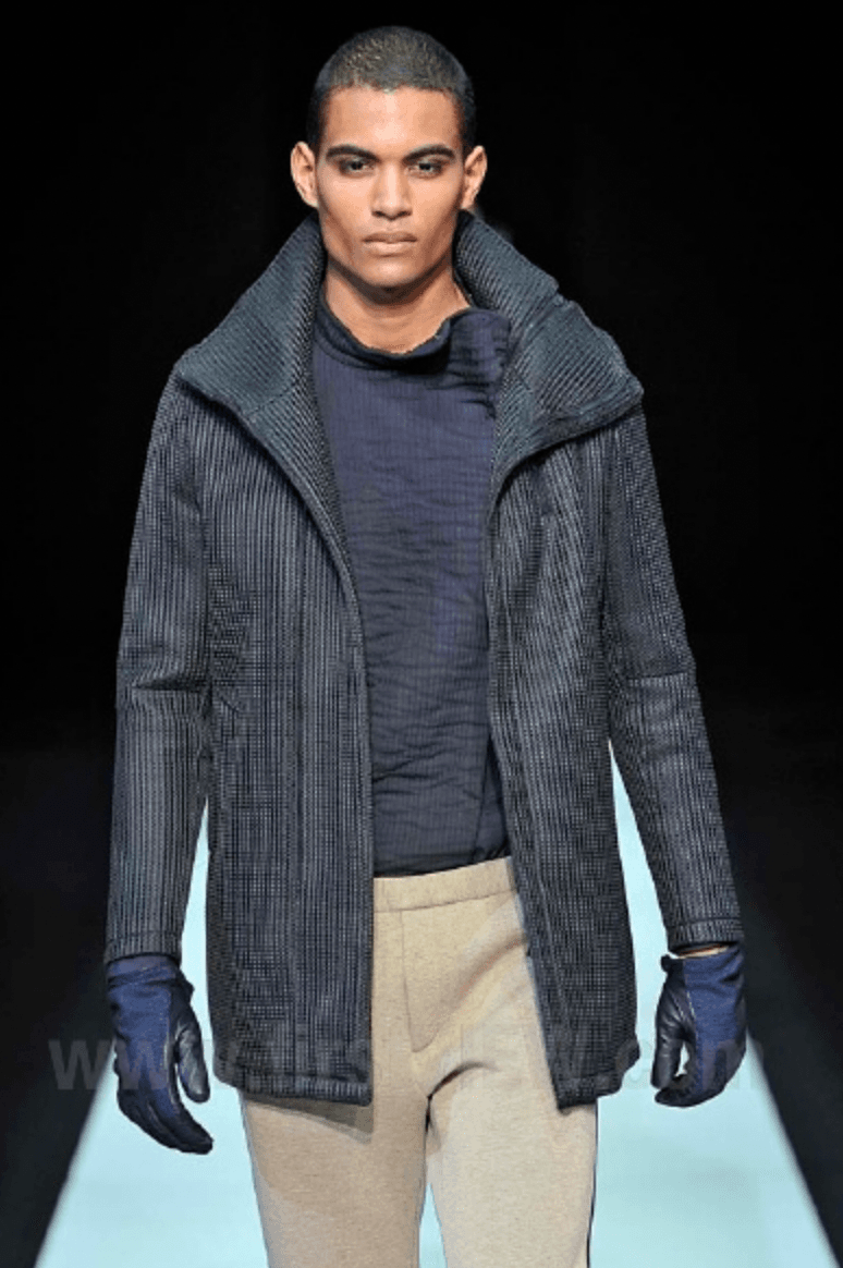 AW2013 Emporio Armani Dark Toggle Multi Zip Closure Coat sjjomBF 1