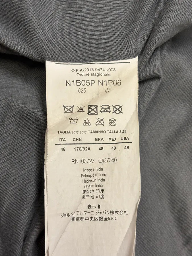 AW2013 Emporio Armani Raw Creamy Artisanal Leather Jacket FkdErNV 10