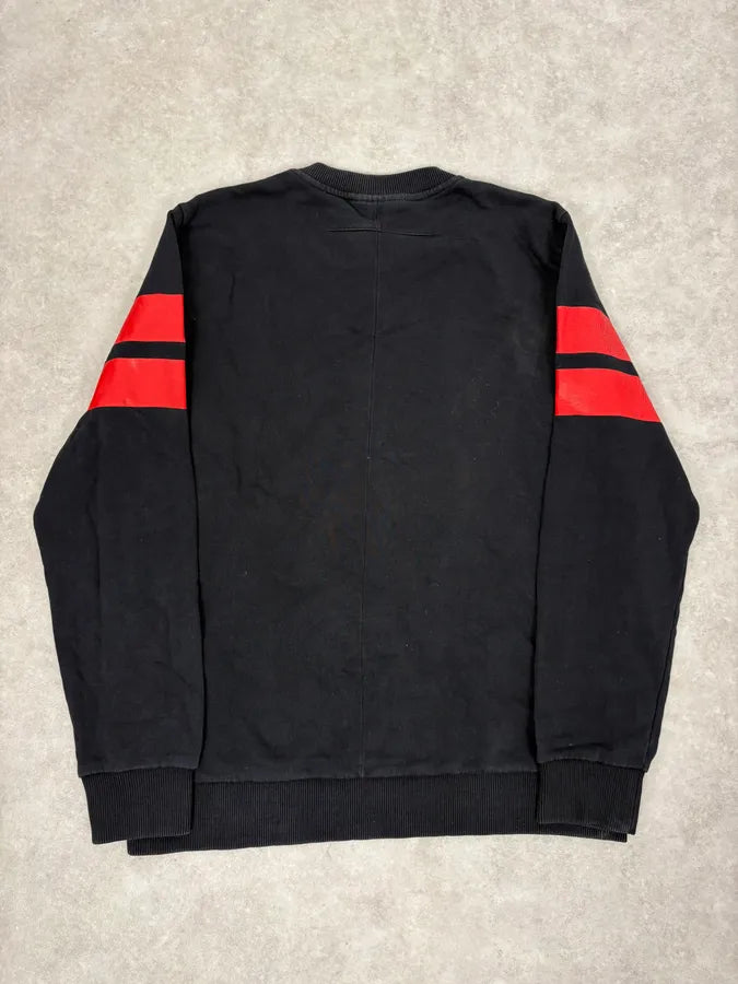 AW2013 Givenchy Black & Orange Contemporary Crewneck Sweater by Riccardo Tisci foTdVlY 5