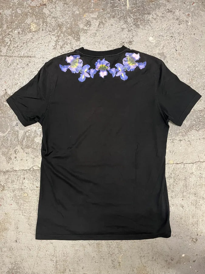 AW2013 Givenchy Star Black Flowers Tee-Shirt by Riccardo Tisci (M) fxyRJJh 4