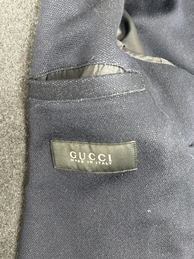 AW2013 Gucci Grey Naval Wool Jacket wCYnBce 13