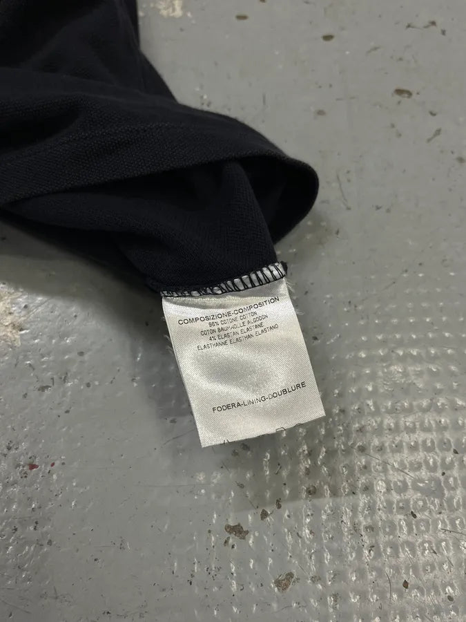 AW2013 Gucci Knight Embroidered Navy Longsleeve Polo EmiWpgp 12