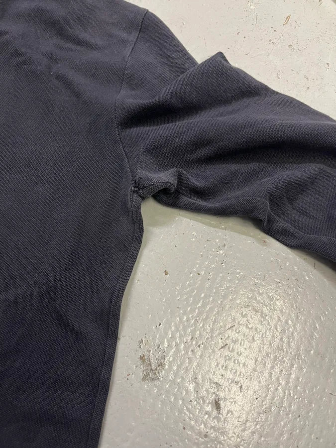 AW2013 Gucci Knight Embroidered Navy Longsleeve Polo EmiWpgp 9