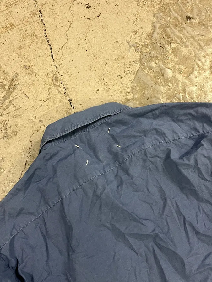 AW2013 Maison Margiela Blue Signature Shirt evFSFYA 7