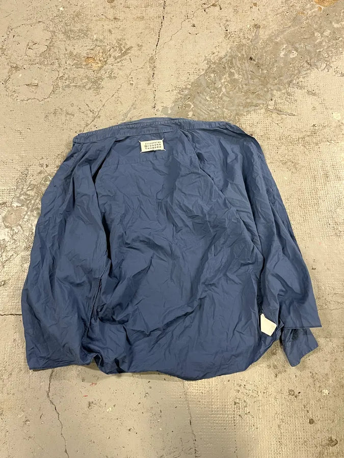 AW2013 Maison Margiela Blue Signature Shirt evFSFYA 5