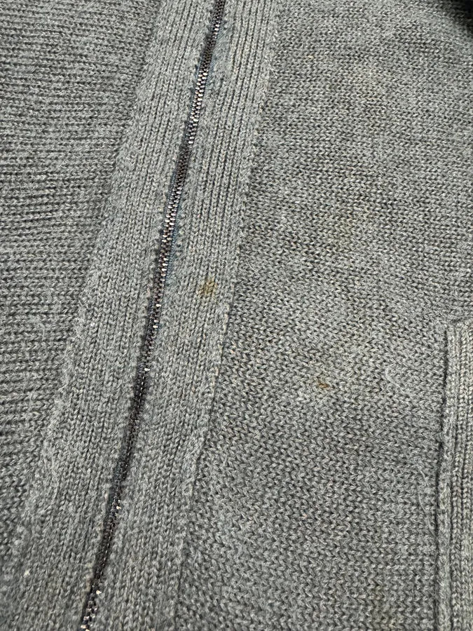 AW2013 Margiela MM6 Wool Blue Green Woven Zip-Up (S) 5