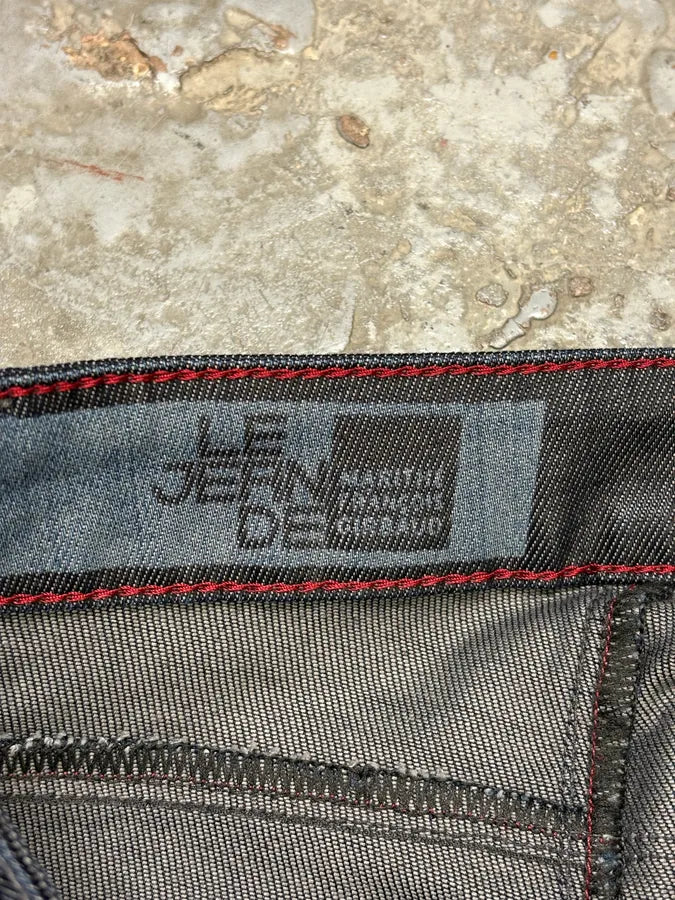 AW2013 Marithé + François Girbaud Navy Waxed Effect Checkered Pants MgUTgSv 9