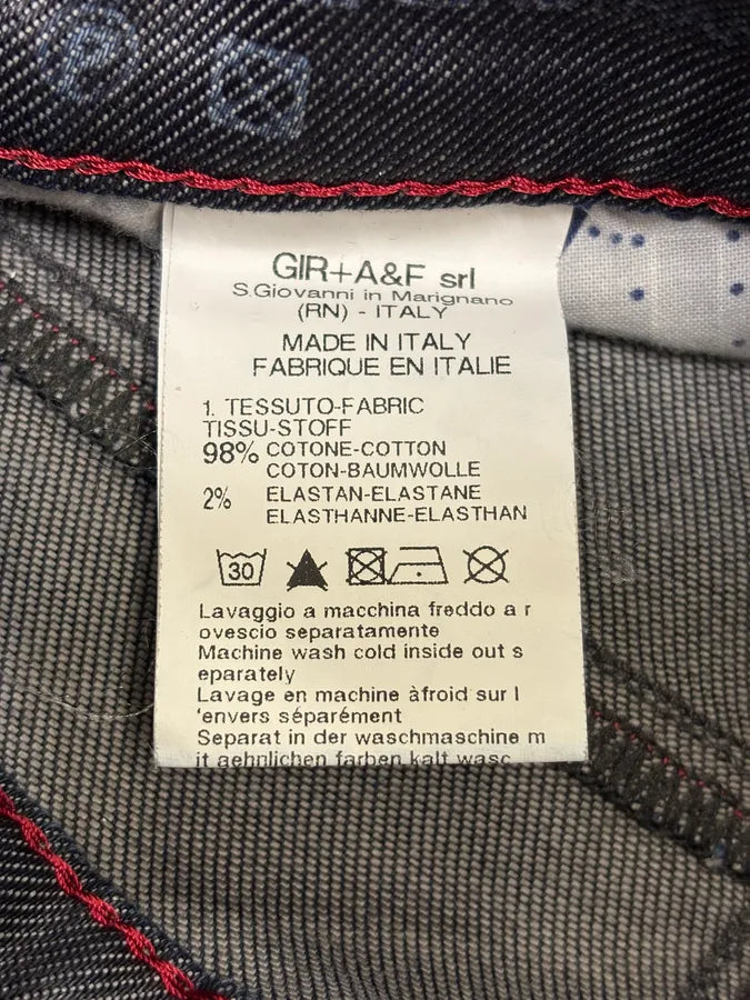 AW2013 Marithé + François Girbaud Navy Waxed Effect Checkered Pants MgUTgSv 10