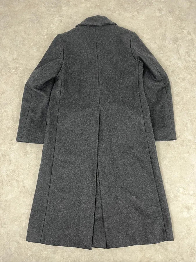 AW2013 Marni Dark Grey Wool Classy Long Coat sDQTzAq 5