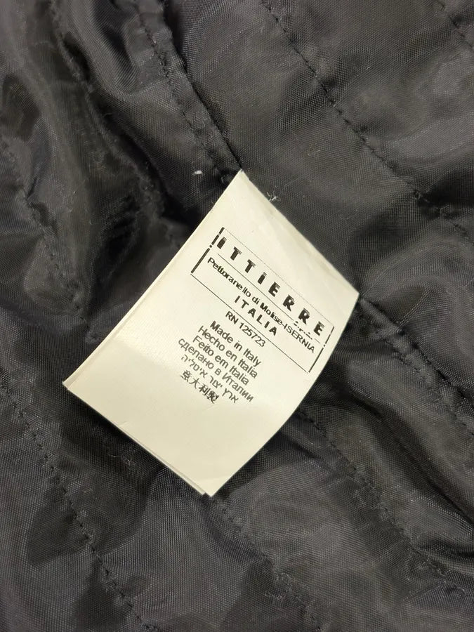 AW2013 Pierre Balmain Grey Wool & Leather Teddy Bomber Jacket WRAKpMH 8