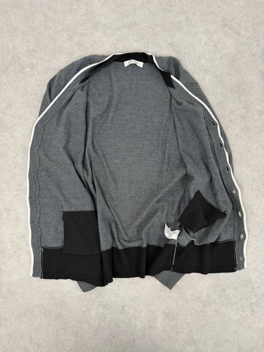 AW2013 Pierre Balmain White & Grey Minimalist Cardigan SsICcVR 8