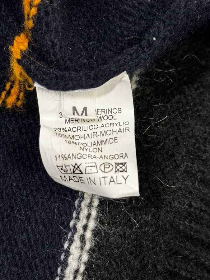 AW2013 Raf Simons Stripped Wool Black Sweater ZcqxZOi 8